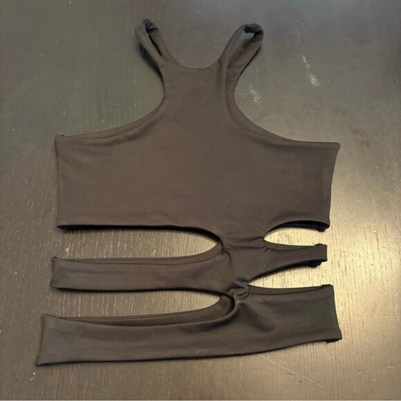 Edikted black cut out tank top - Picture 4 of 5